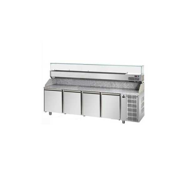 PIZZA COUNTER 60 x 40 WITH 4 DOORS