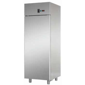 SINGLE-BLOCK STAINLESS STEEL REFRIGERATED CABINET FOR 60x40 cm TRAYS - Temperature 0 / 10 C