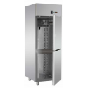 STATIC GN 2/1 STAINLESS STEEL CABINET WITH 2 DOORS - Temperature 0 / 10 C