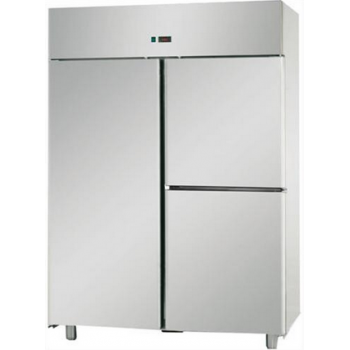 REFRIGERATED CABINET GN 2/1 MONOBLOCK IN STAINLESS STEEL WITH 1 DOOR AND 2 DOORS - Temperature -18 / -22 C