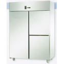 MONOBLOC REFRIGERATED CABINET IN STAINLESS STEEL WITH 1 DOOR AND 2 DOORS FOR 60x40 cm TRAYS - Temperature 0 / 10 C