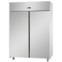 MONOBLOCK REFRIGERATED CABINET IN STAINLESS STEEL WITH 2 DOORS FOR 60x40 cm TRAYS - Temperature -18 / -22 C