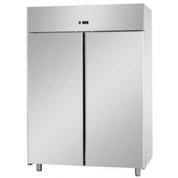 MONOBLOCK REFRIGERATED CABINET IN STAINLESS STEEL WITH 2 DOORS FOR 60x40 cm TRAYS - Temperature -18 / -22 C