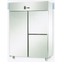 STATIC GN 2/1 STAINLESS STEEL CABINET WITH 1 DOOR AND 2 DOORS - Temperature 0 / 10 C