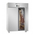 STATIC GN 2/1 STAINLESS STEEL CABINET WITH 2 DOORS AND MEAT SETUP - Temperature 0 / 10 C