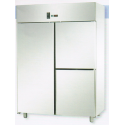 STATIC GN 2/1 STAINLESS STEEL CABINET WITH 1 DOOR AND 2 DOORS AND MEAT SETUP - Temperature 0 / 10 C