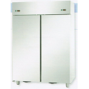 COMBINATION REFRIGERATED CABINET GN 2/1 IN DOUBLE TEMPERATURE STAINLESS STEEL WITH 2 DOORS - Temperature 0 / 10 C