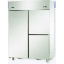 DOUBLE TEMPERATURE STAINLESS STEEL REFRIGERATED CABINET WITH 1 DOOR AND 2 DOORS - Temperature 0 / 10 C