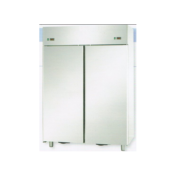 DOUBLE TEMPERATURE STAINLESS STEEL REFRIGERATED COMBINATION CABINET WITH 2 DOORS - Temperature -18 / -22 C