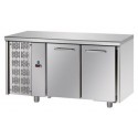 REFRIGERATED TABLE GN 1/1 AT NORMAL TEMPERATURE WITH 2 DOORS AND WORKTOP