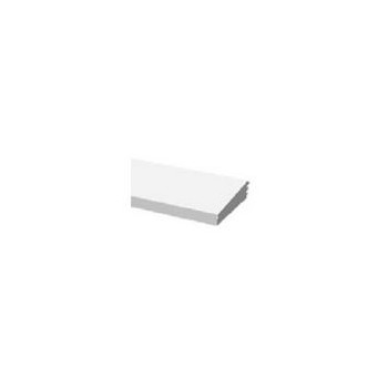 ADDITIONAL SHELF IN WHITE PAINTED SHEET METAL (L. 125 cm)