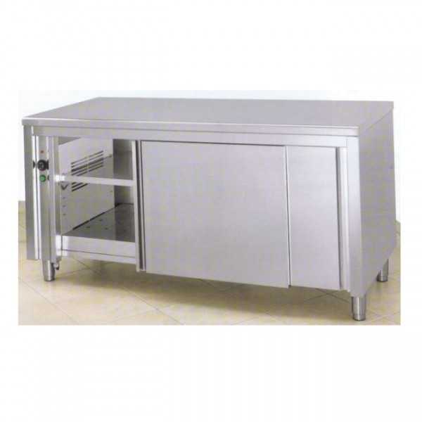 HEATED TABLE WITH SLIDING DOORS DEPTH 70 CM