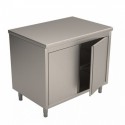 CABINET TABLE WITH HINGED DOORS DEPTH 70 CM