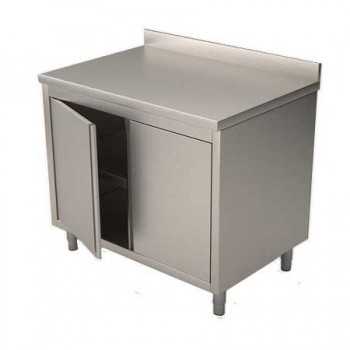 CABINET TABLE WITH HINGED DOORS 70 CM DEPTH WITH BACKPACK