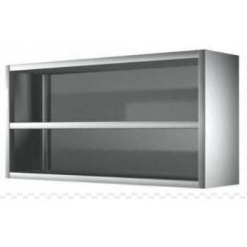 OPEN HANGING CABINET IN STAINLESS STEEL