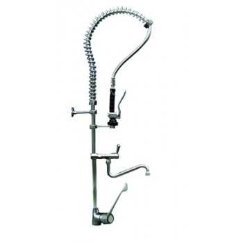 SHOWER UNIT + HALF PIPE TAP + MIXER WITH LONG OR SHORT LEVER