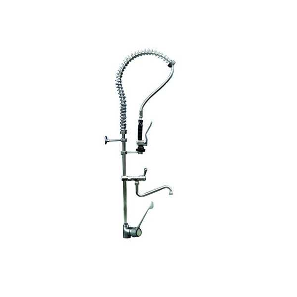 SHOWER UNIT + HALF PIPE TAP + MIXER WITH LONG OR SHORT LEVER