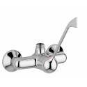 WALL MOUNTED MIXER WITH LEVER cm. 20 WITHOUT BARREL