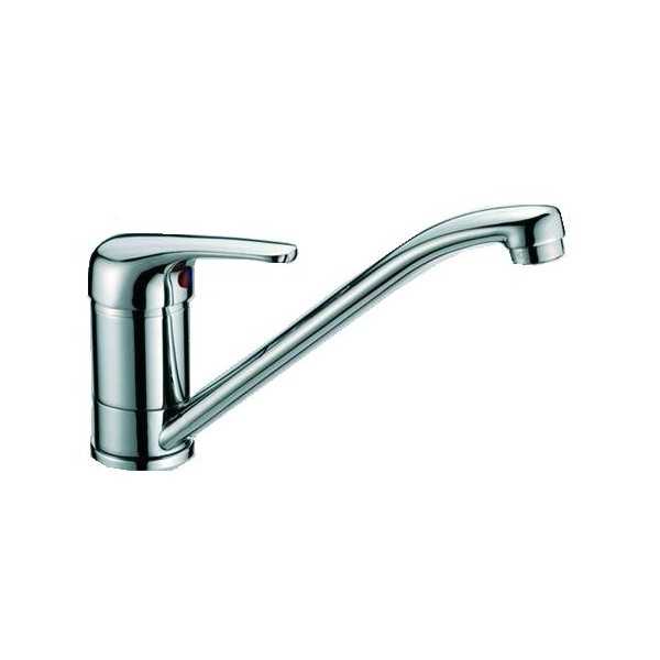 SINK MIXER WITH SHORT LEVER