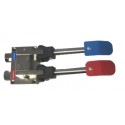 2 PEDAL MIXER FOR HOT AND COLD WATER