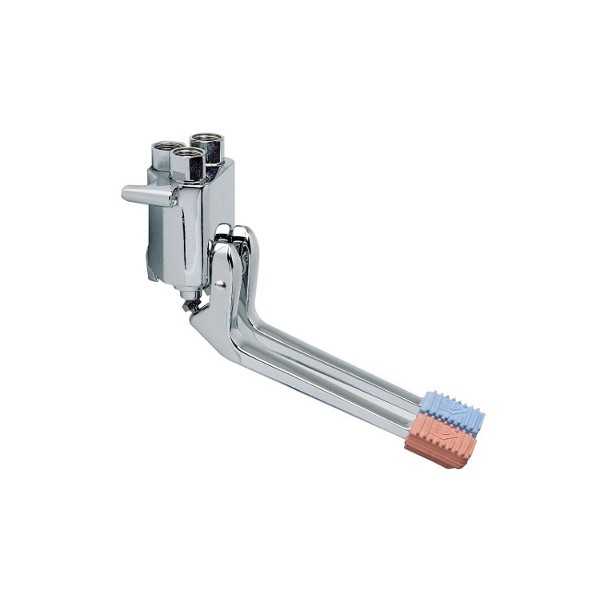 2 PEDAL WALL MOUNTED HOT AND COLD WATER MIXER