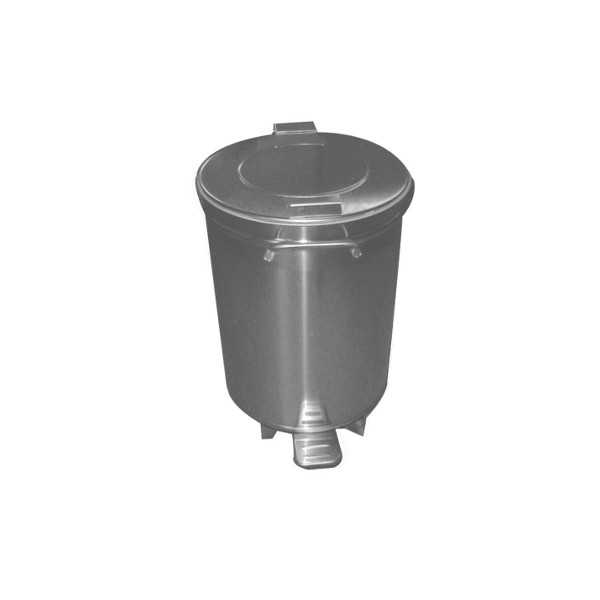 STAINLESS STEEL WASTE BIN WITH PEDAL