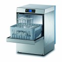 Electronic glass washer H.66 cm - Square basket 35x35 cm - Max glass height 24 cm - Detergent and rinse aid dispensers installed as standard