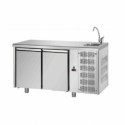 REFRIGERATED TABLE GN 1/1 AT NORMAL TEMPERATURE WITH 2 DOORS