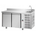 REFRIGERATED TABLE GN 1/1 AT NORMAL TEMPERATURE WITH 2 DOORS