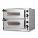 ELECTRIC PIZZA OVEN WITH MECHANICAL CONTROL WITH 2 CHAMBERS 2 PIZZAS