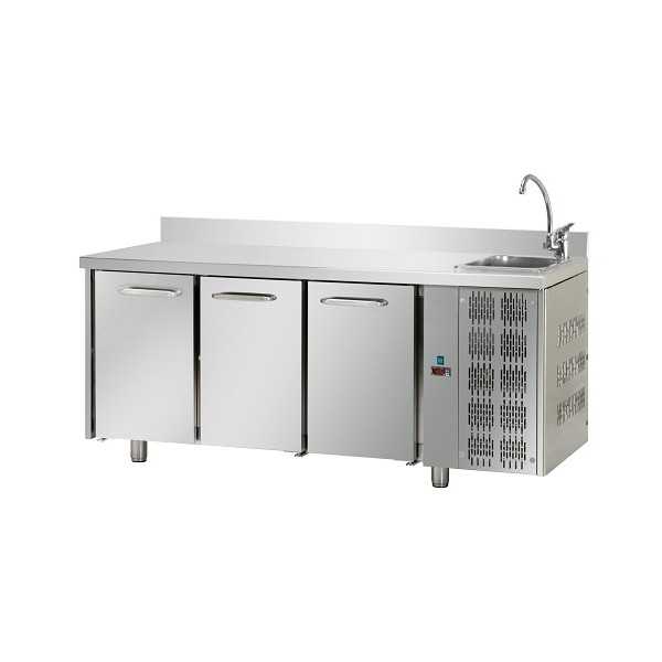 REFRIGERATED TABLE GN 1/1 AT NORMAL TEMPERATURE WITH 3 DOORS