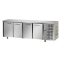 REFRIGERATED TABLE GN 1/1 AT NORMAL TEMPERATURE WITH 4 DOORS AND WORKTOP