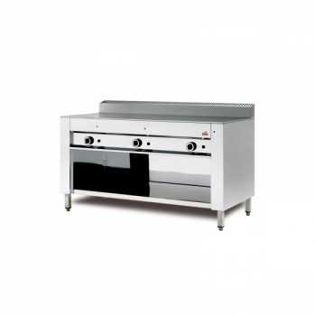 GAS PIE COOKER ON DAY STAINLESS STEEL COMPARTMENT 4