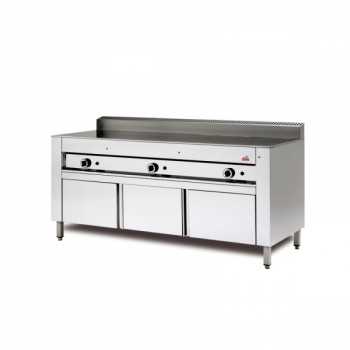 GAS CUOCIPIADA ITS STAINLESS STEEL VANO WITH ANTE 8