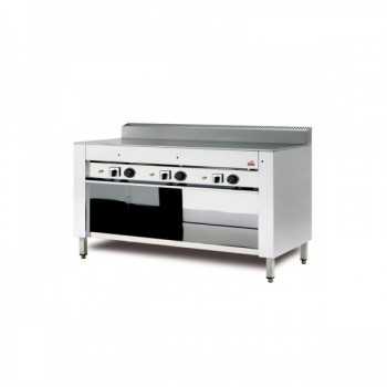 ELECTRIC PIE COOKER ON STAINLESS STEEL CABINET 6