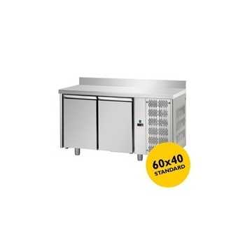 REFRIGERATED PASTRY TABLE 2 DOORS WITH BACKPACK