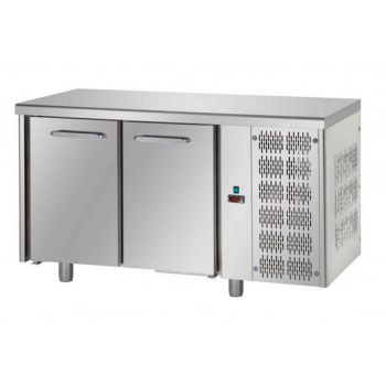 REFRIGERATED PASTRY TABLE 2 DOORS WITH STEEL WORKTOP