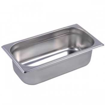 GASTRONORM PANS AISI 304 STAINLESS STEEL GN 1/3 (32