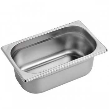 GASTRONORM PANS AISI 304 STAINLESS STEEL GN 1/4 (26