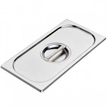 COPERCHIO GASTRONORM ACCIAIO INOX AISI 304 GN 1/3 (32,5 x 17,5 cm)