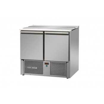 2 DOOR SALADETTE WITH STAINLESS STEEL LID