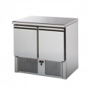 2 DOOR SALADETTE WITH STAINLESS STEEL TOP