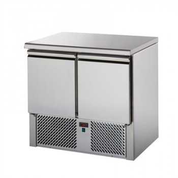 2 DOOR SALADETTE WITH STAINLESS STEEL TOP