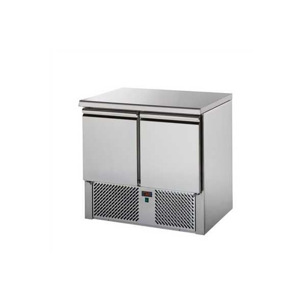 2 DOOR SALADETTE WITH STAINLESS STEEL TOP