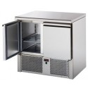 2 DOOR SALADETTE WITH STAINLESS STEEL TOP