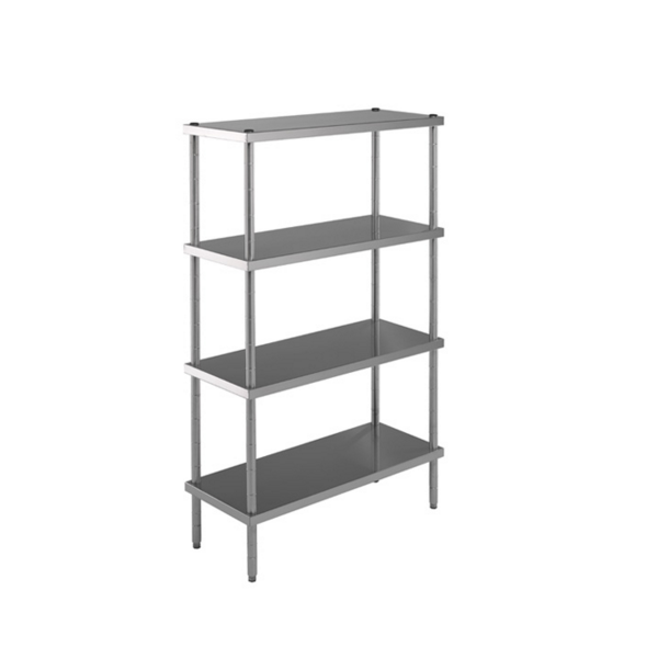 SMOOTH SHELF WITH 4 SHELVES - H.150xP.40 CM