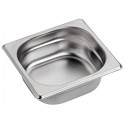 GASTRONORM PANS AISI 304 STAINLESS STEEL GN 1/6 (17