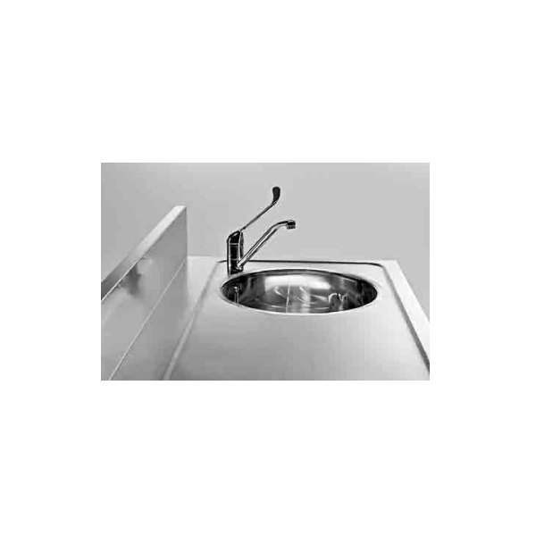 SINK FOR BAR COUNTER COMPLETE WITH LEVER MIXER AND BATHTUB WITH POT