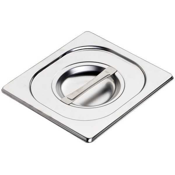 GASTRONORM LID STAINLESS STEEL AISI 304 GN 1/6 (17