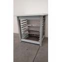 OVEN SUPPORT - L.84 x D.77 x H.85 cm - TRAY HOLDER FOR 10 GN 1/1 TRAYS - 60 x 40 cm